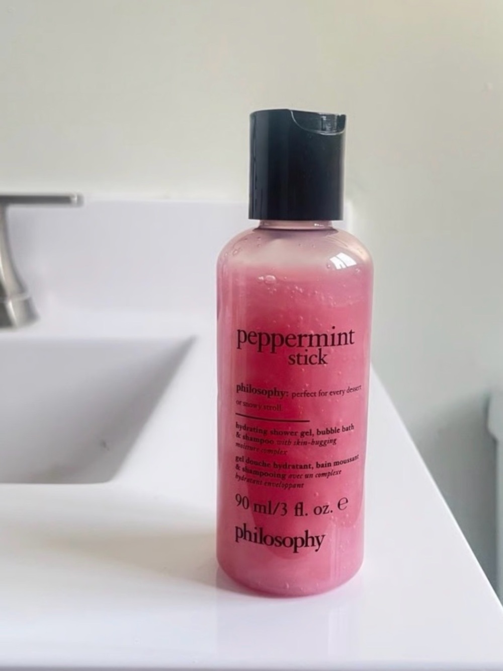 Philosophy Peppermint Stick Pink Shower Gel